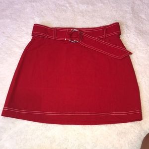 Fun Red Mini Skirt